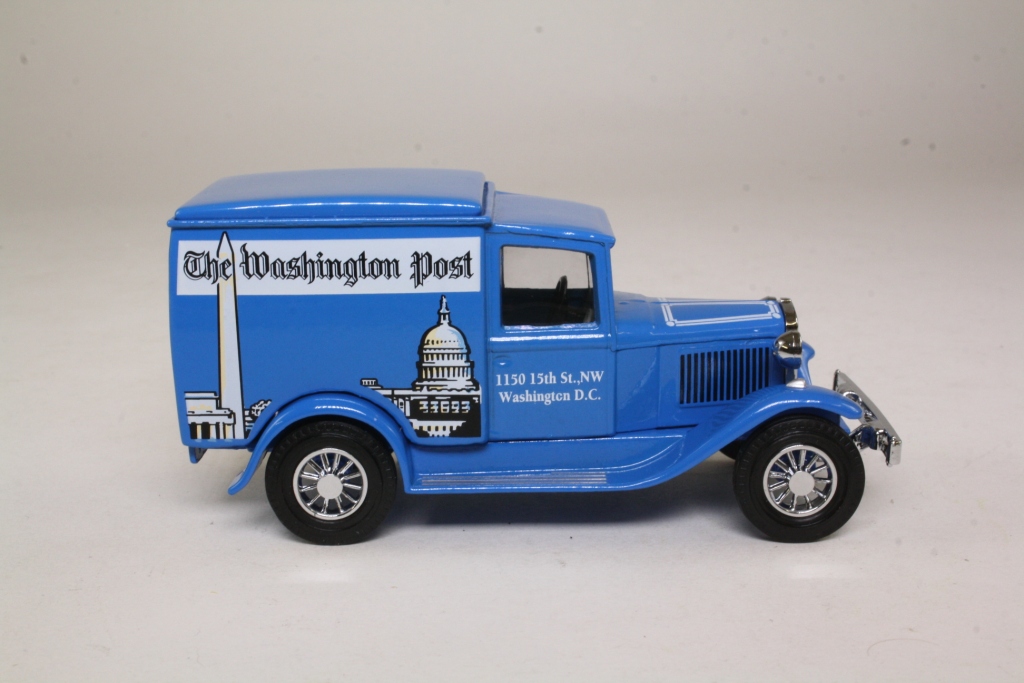 Matchbox Collectibles YPP08; 1930 Ford Model A Van; The Washington Post